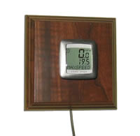 Anemometer wall plaque